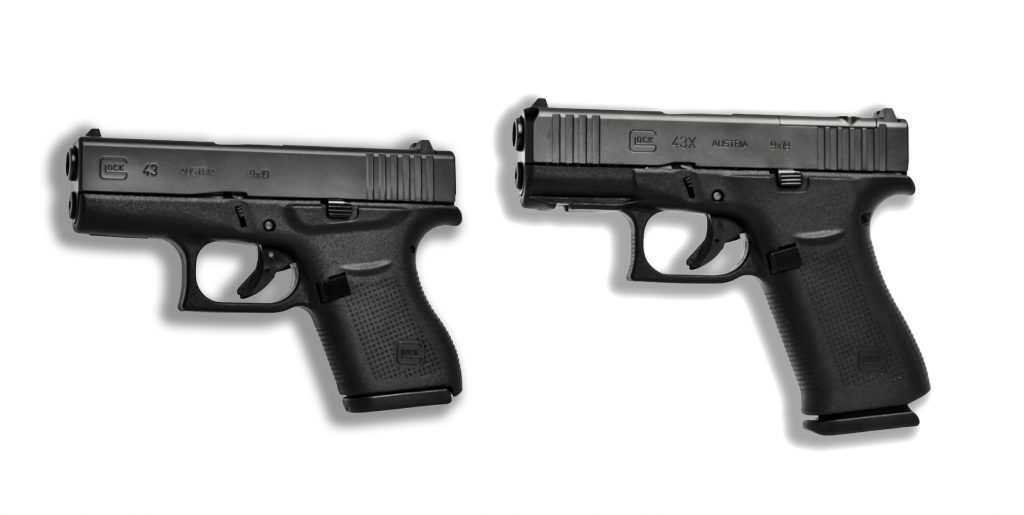 Le Glock G43 contre le G43X