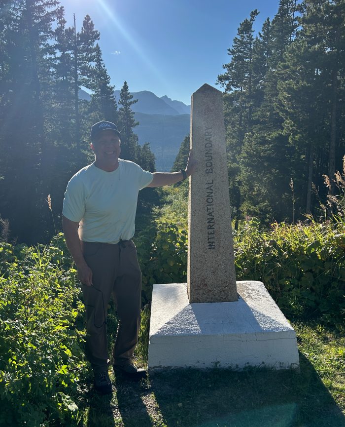 [Titre du site] Fin du parc national des Glaciers sur le sentier Continental Divide