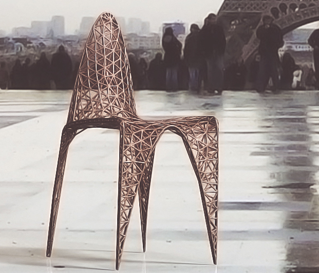 [Titre du site] Chaises imprimables en 3D inspirées de la Tour Eiffel d'Emmanuel Touraine et Ventury Paris et plus encore - 3DPrint.com