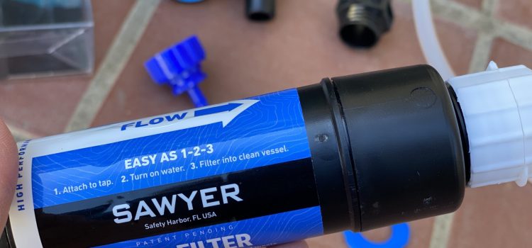 Eau rapide et fraîche : examen du filtre à eau Sawyer TAP de Hiking Lady
