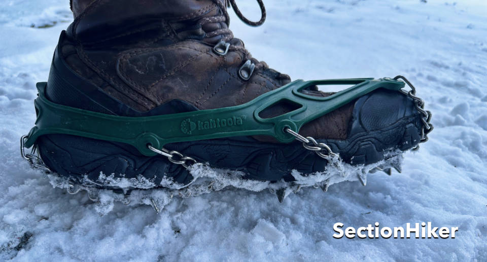 [Titre du site] Test Kahtoola MICROspikes : des chaînes à pneus pour vos pieds