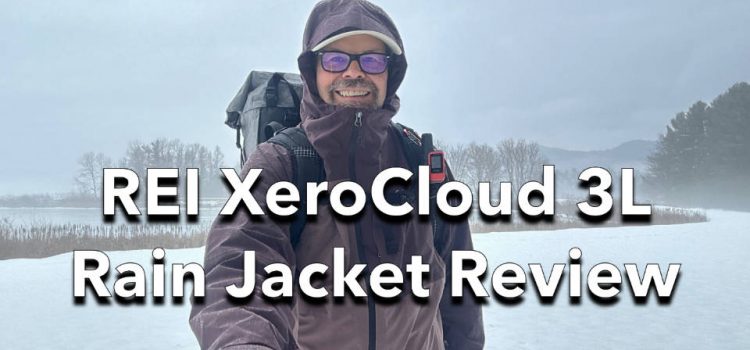 REI XEROCLOUD 3L Veste de pluie pour tous les temps SectionHiker.com