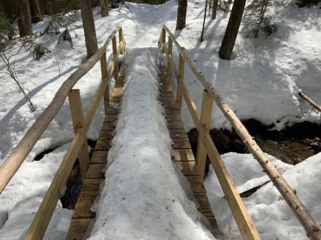 [Titre du site] Conditions de sentier de printemps dans les montagnes blanches