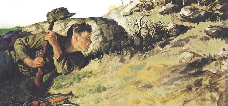 Je suis allé à la pêche à la truite en Corée et j'ai été épinglé par un tireur d'élite
