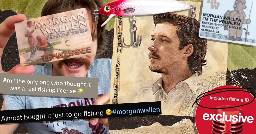 L'album Morgan Wallen comprend un faux permis de pêche