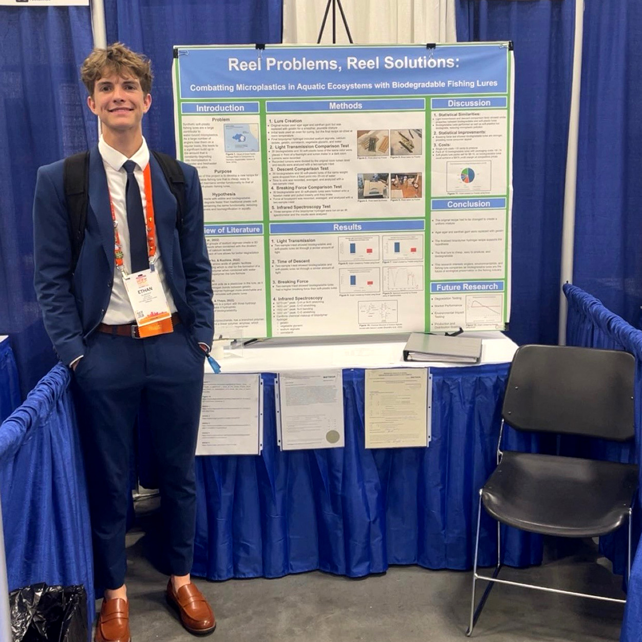 [Titre du site] Ce pêcheur a remporté son salon scientifique pour des leurres de pêche biodégradables