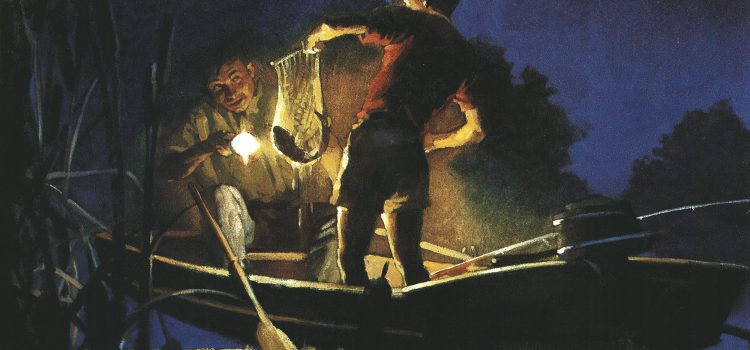 Les nuits étaient la seule fois où mon père avait pour lui-même. Il m'a fait pêcher quand même
