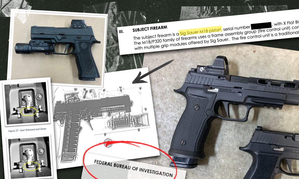Rapport du FBI sur l'incident de Sig Sauer `` Décharge non commandée '' devient public