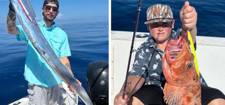 Le père et le fils attrapent deux poissons records bizarres le même jour Le père et le fils attrapent deux poissons records bizarres le même jour