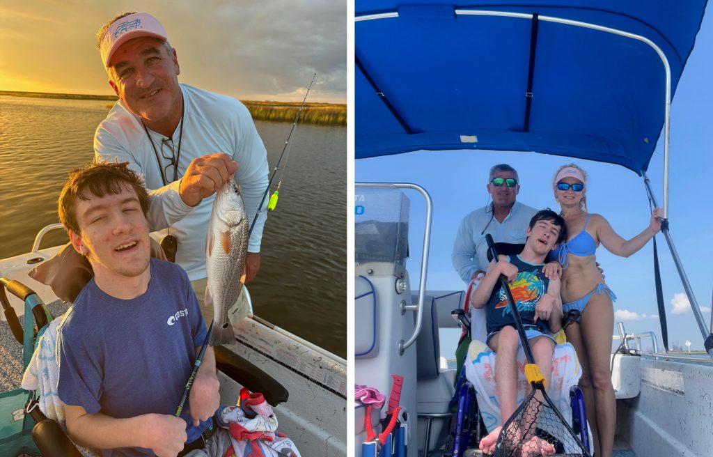 Ce capitaine de la côte du Golfe a personnalisé son bateau et son équipement afin qu'il puisse guider les pêcheurs handicapés