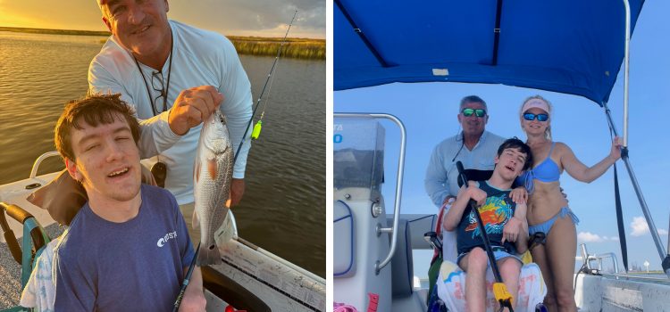 Ce capitaine de la côte du Golfe a personnalisé son bateau et son équipement afin qu’il puisse guider les pêcheurs handicapés Ce capitaine de la côte du Golfe a personnalisé son bateau et son équipement afin qu'il puisse guider les pêcheurs handicapés