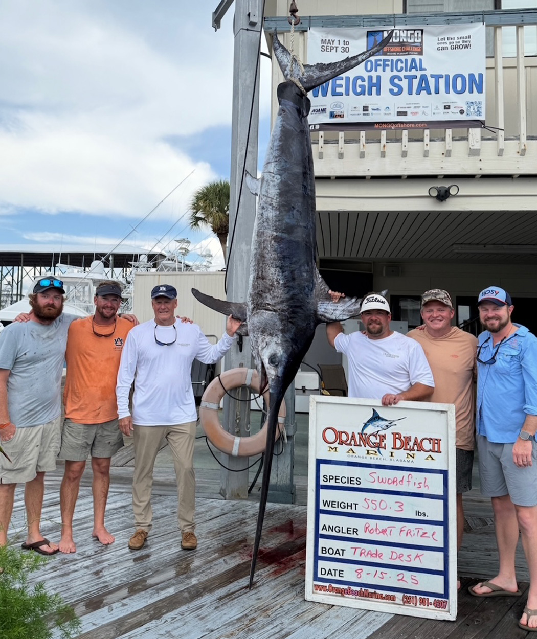 [Titre du site] Swordfish qui «ressemblait à un dinosaure» sur le point d'écraser le record de l'État de l'Alabama