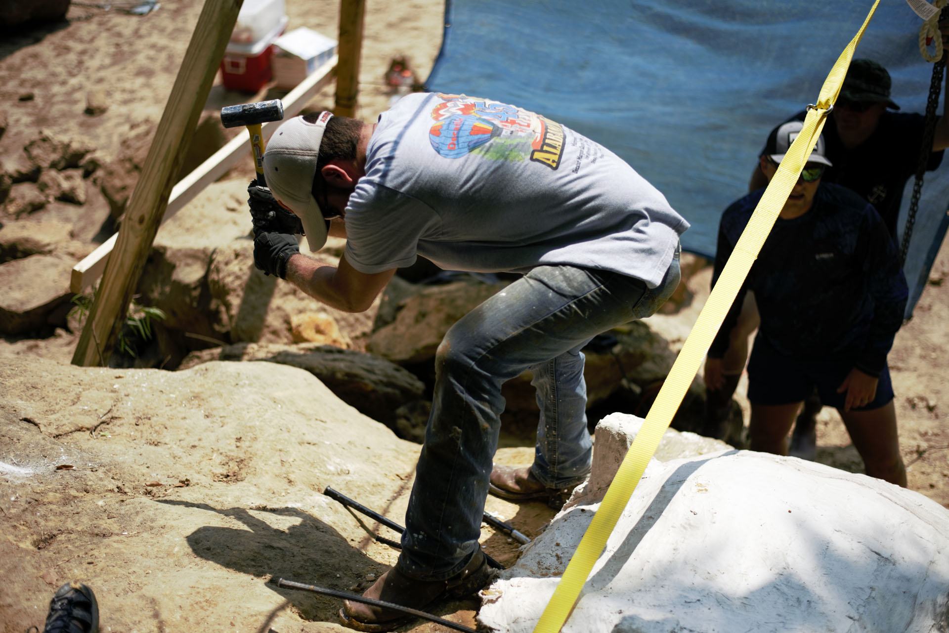 [Titre du site] Photos: Une famille a trouvé ce fossile géant (et a découvert une nouvelle espèce) lors de la pêche en Alabama