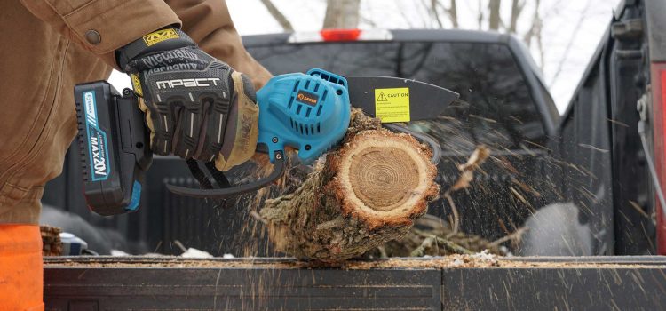 Cette mini-tronçonneuse de 40 $ fonctionne en fait
