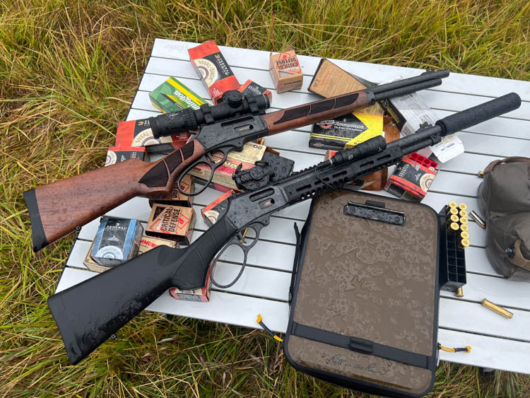 [Titre du site] .44 Magnum vs.45-70 Gov't: Lever Gun Shootout