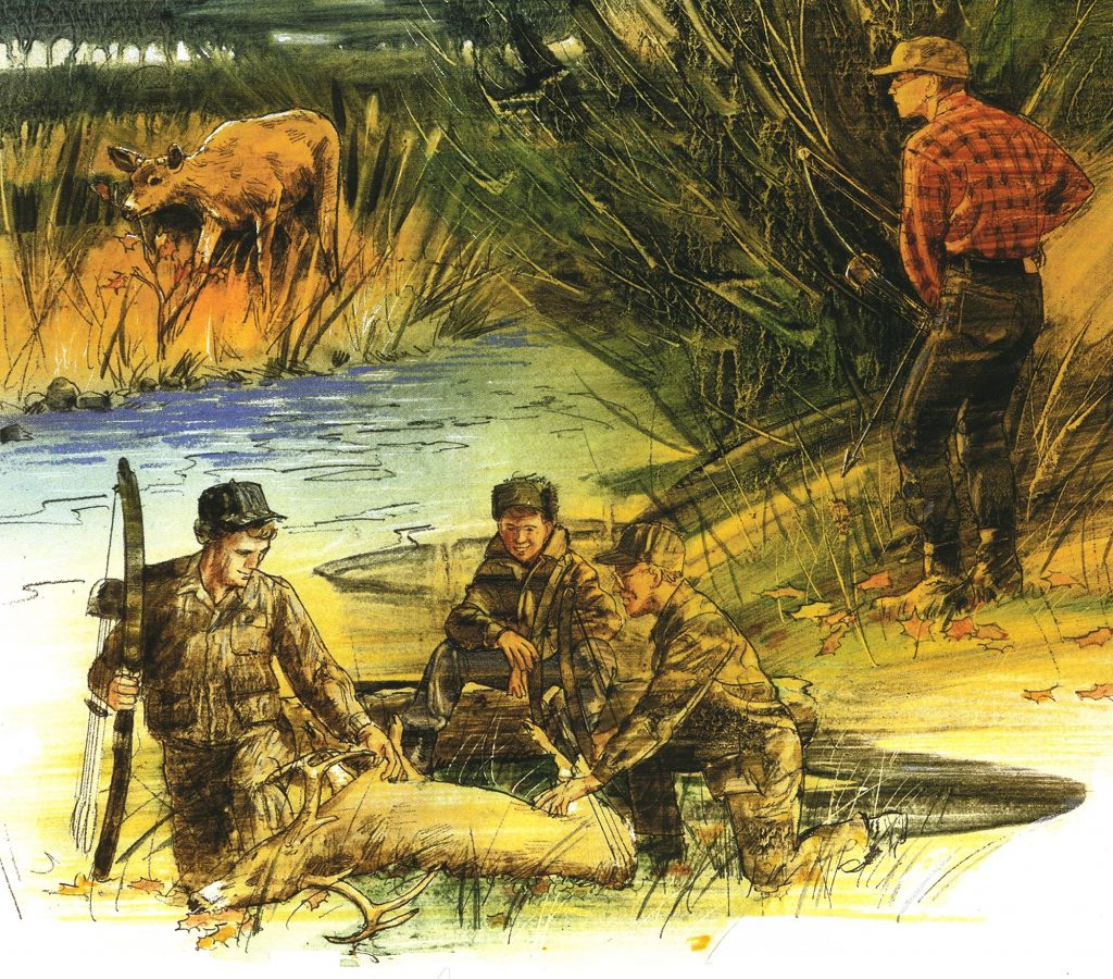 Nous avons invité un jeune de 13 ans à sa première chasse au cerf. Il a fini par nous apprendre quelques choses