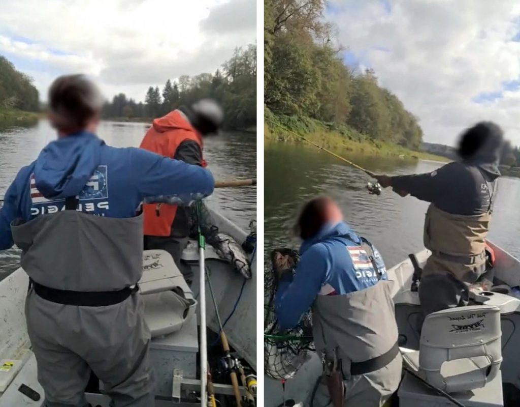 Ces pêcheurs de saumon viennent de démontrer la manière la plus stupide d'obtenir un ticket