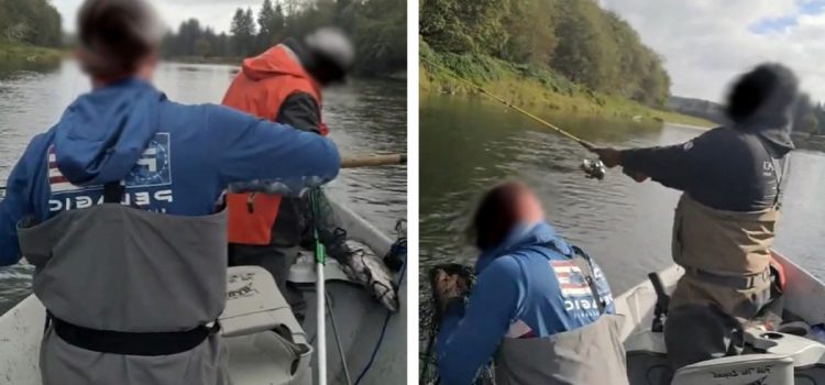 Ces pêcheurs de saumon viennent de démontrer la manière la plus stupide d'obtenir un ticket
