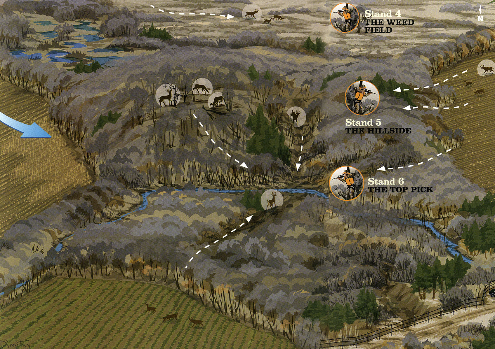 [Titre du site] Les 9 meilleurs emplacements de stand de cerfs pour chasser le rut