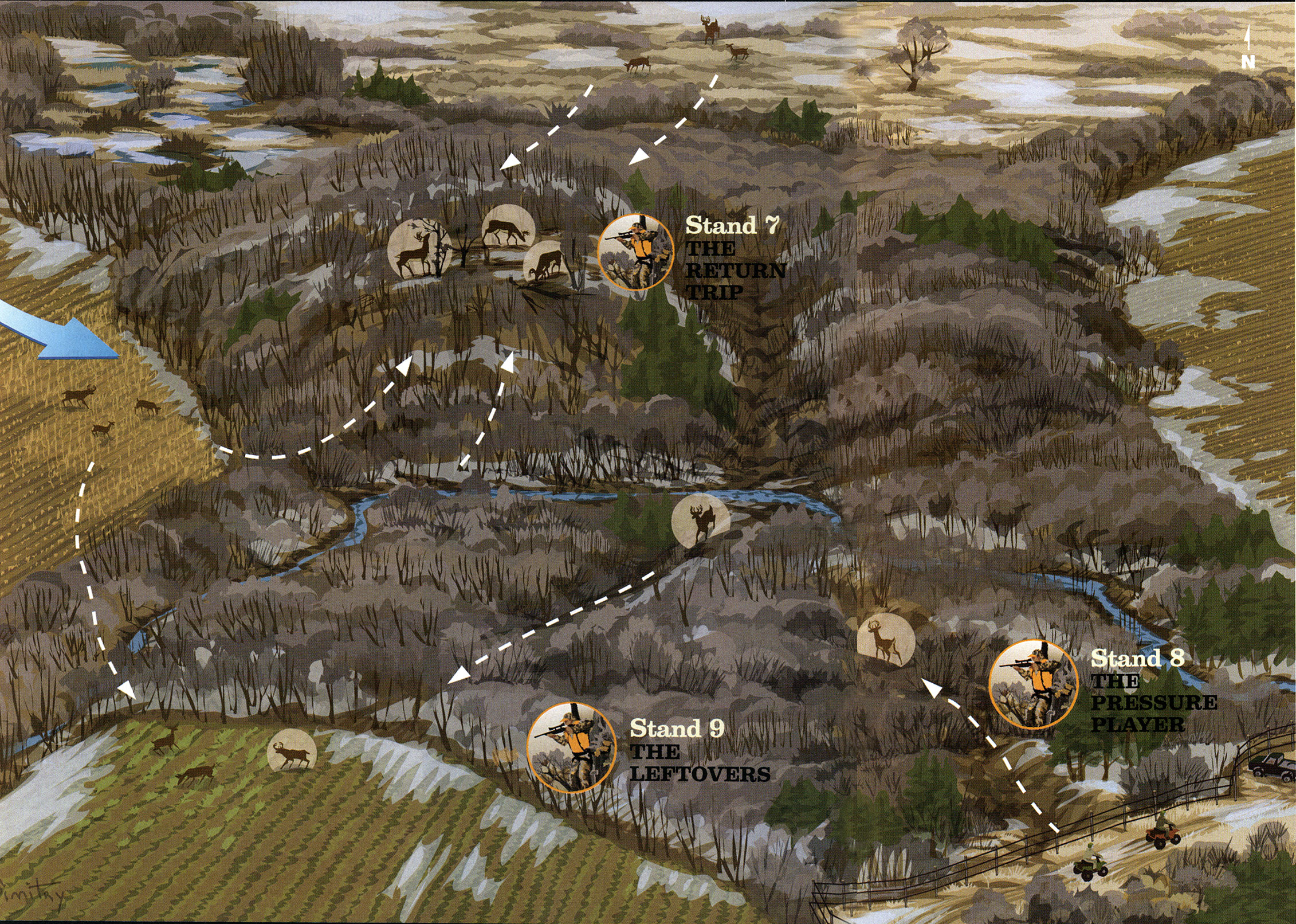 [Titre du site] Les 9 meilleurs emplacements de stand de cerfs pour chasser le rut