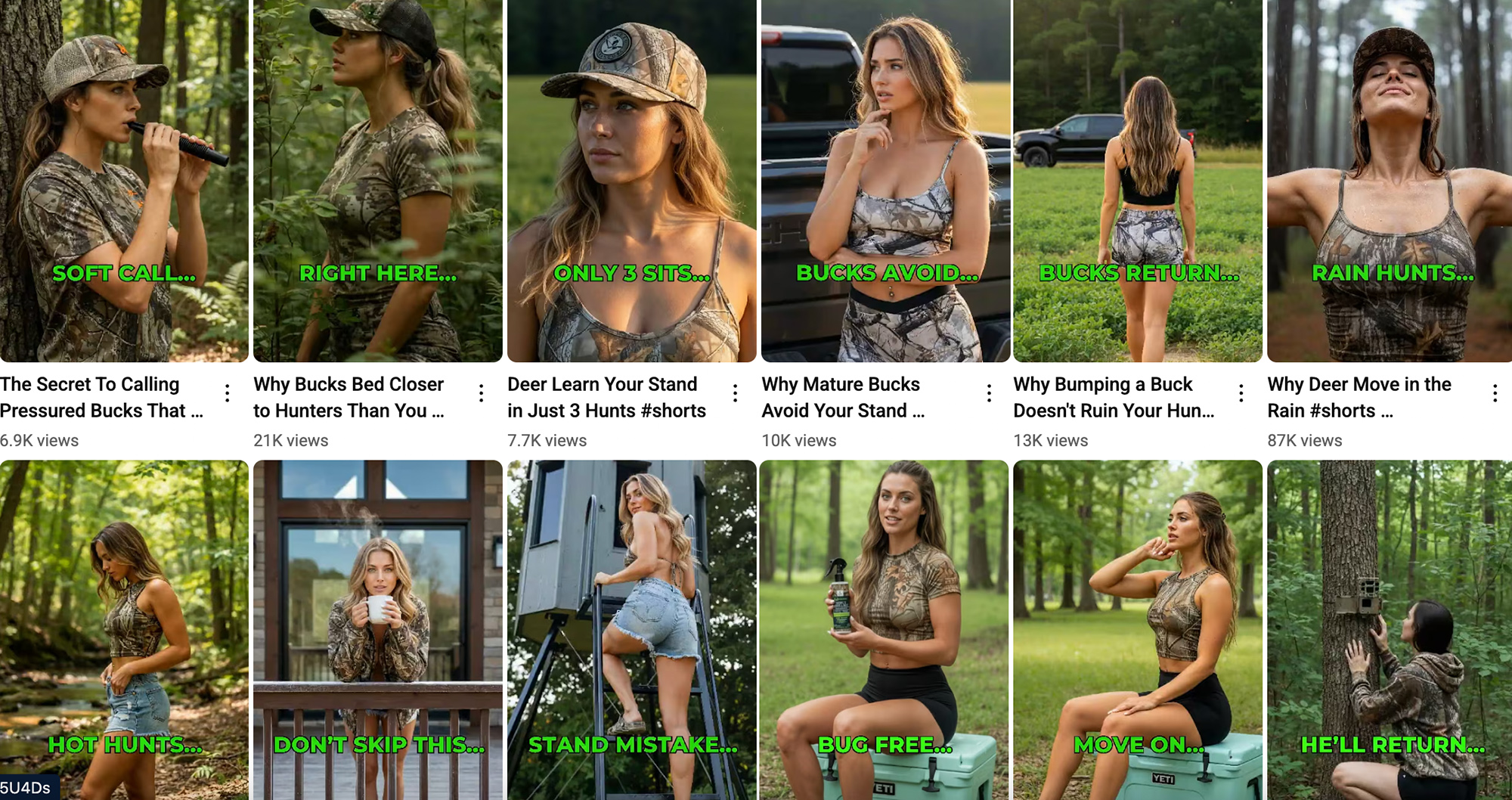 [Titre du site] Rencontrez Kayla, la chasseresse sexy générée par l'AI vous disant comment chasser les cerfs