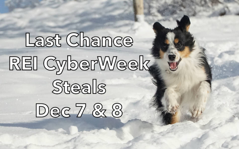 [Titre du site] 20 meilleurs vols REI Cyberweek : dernière chance les 7 et 8 décembre