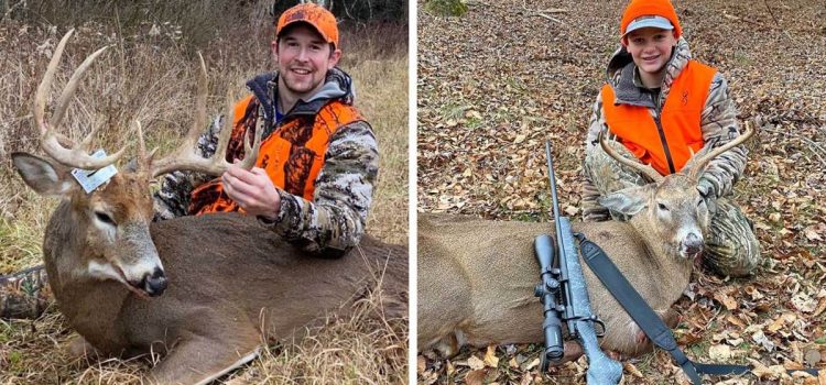Les chasseurs de l'AP prennent 3 cerfs du même stand le jour de l'ouverture (et l'un d'entre eux était un mâle géant)
