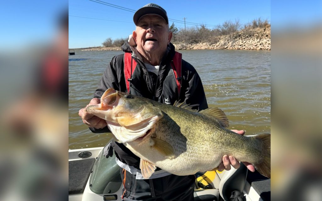 "Tellement grosse qu'elle ne pouvait même pas sauter." Un pêcheur de 76 ans décroche un bar potentiel record dans un lac alors qu'il s'entraîne à pêcher pour un tournoi