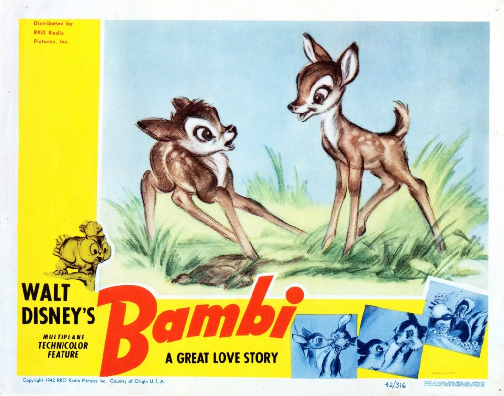 Après que notre éditeur ait vu une première projection de "Bambi", il a averti Walt Disney que le film était "la pire insulte jamais faite" aux sportifs