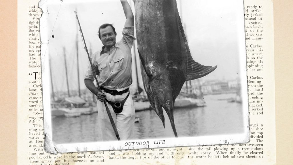 Je suis allé pêcher le marlin avec Ernest Hemingway. Nous avons eu des problèmes avec les requins