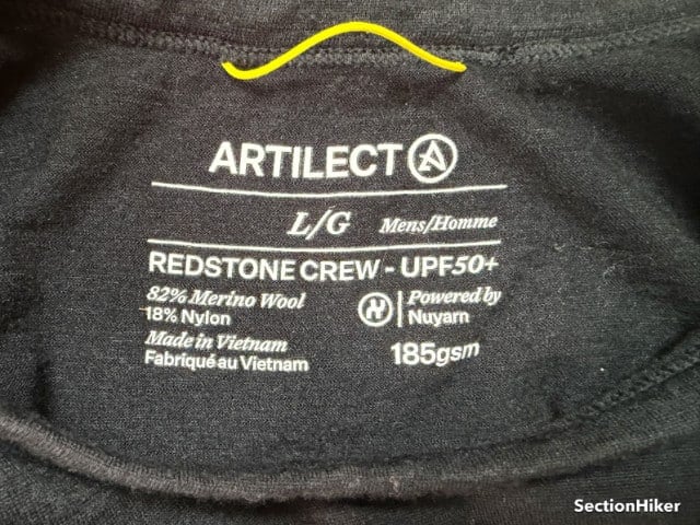 [Titre du site] Critique : Artilect Redstone 185 GSM Wool LS Crew