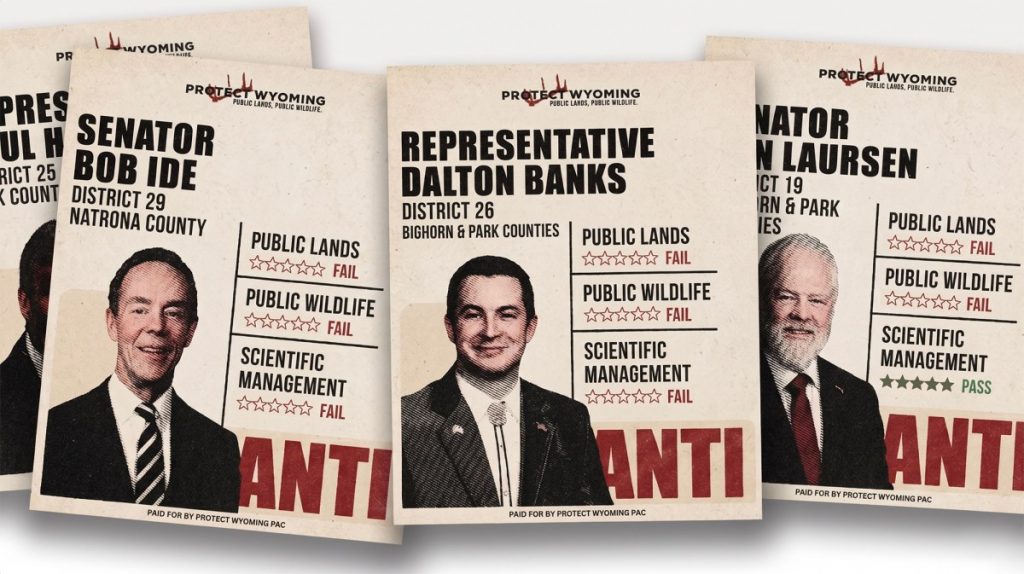Si vous voulez voter contre les politiciens anti-terres publiques, faites attention à ce que ce PAC du Wyoming vient de faire