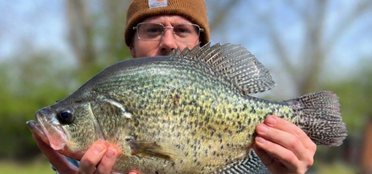Un pêcheur de la banque de l’Ohio attrape une marigane record alors qu’il se rendait au travail
