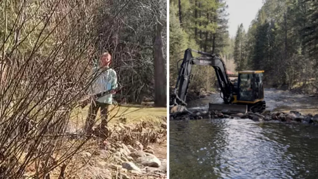 «Je vais commencer à m'entraîner sur cible.» Un propriétaire foncier arrêté pour avoir menacé des pêcheurs sous la menace d'une arme et obstrué la rivière