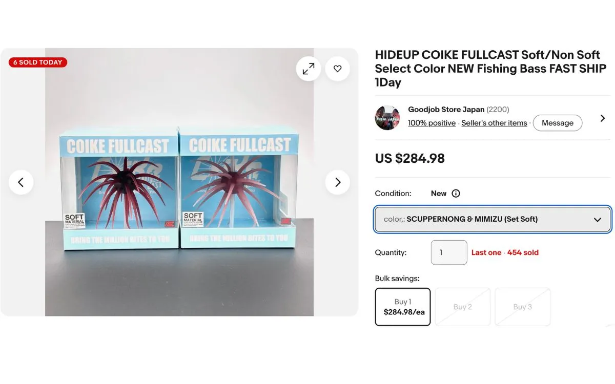 [Titre du site] Cet étrange appât pour bar atteint des prix absurdes. Voici pourquoi