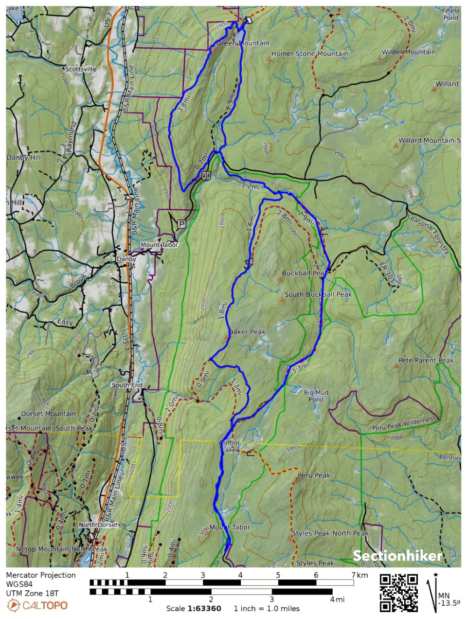 Boucle de l'étang Little Rock