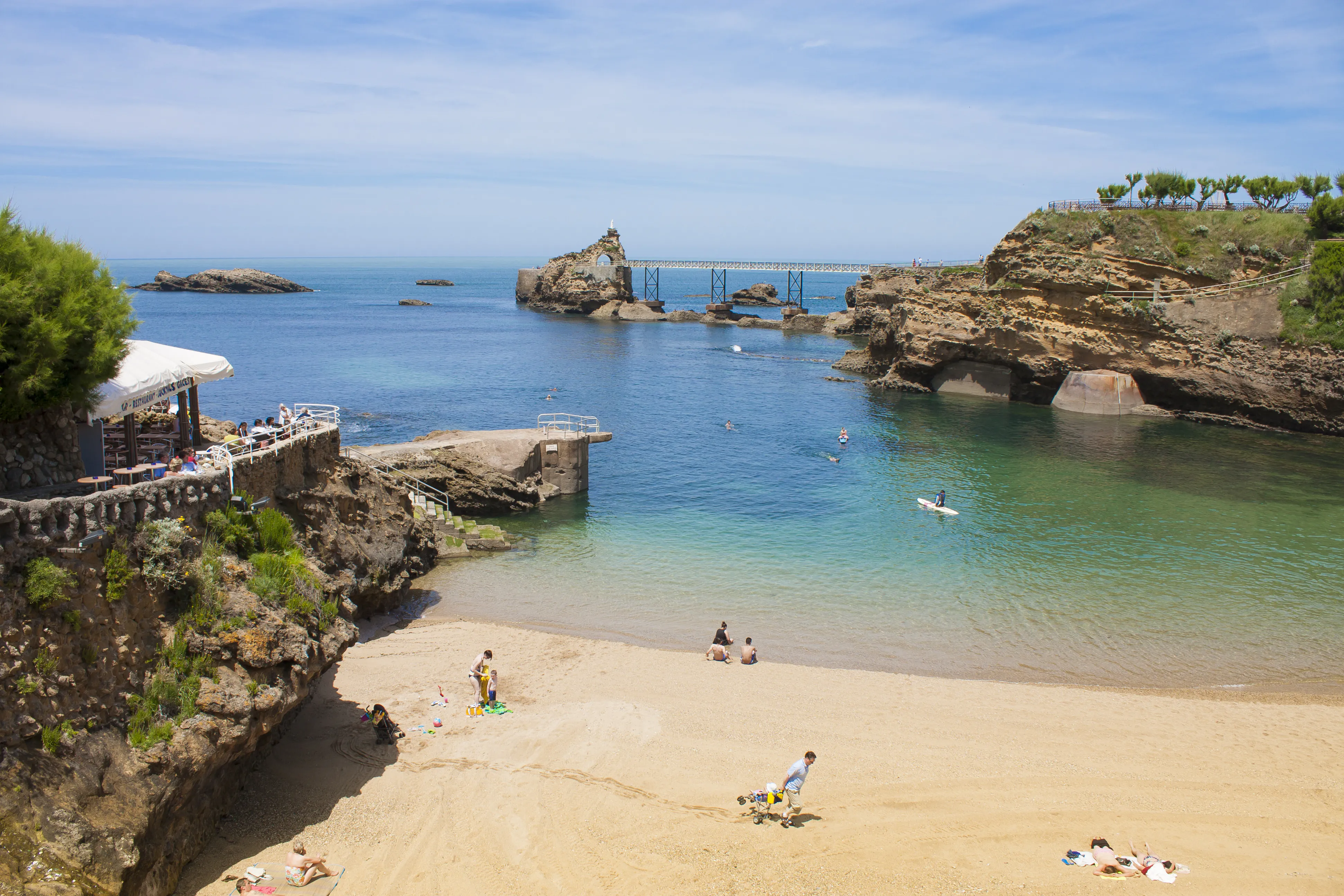  Biarritz Old Port beach (photo © Emmy Martens)