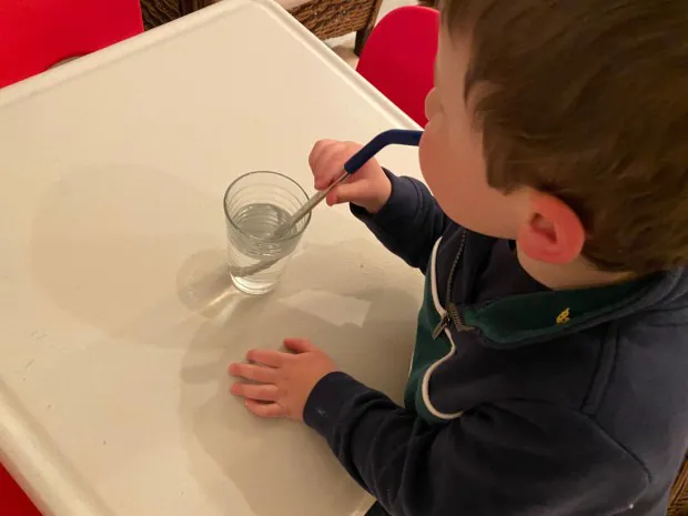 Pailles réutilisables en inox pour les enfants
