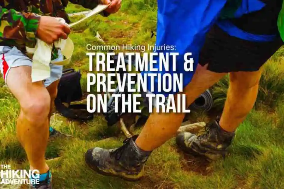 Randonneurs traitant une blessure sur le sentier, démontrant les premiers soins essentiels pour les blessures courantes en randonnée.