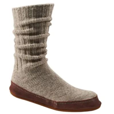 chaussettes pantoufles à glands