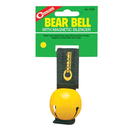 Coghlan's Bear Bell avec silencieux magnétique, jaune