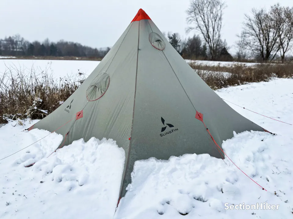 Examen de la tente pyramidale SlingFin Cinder Cone