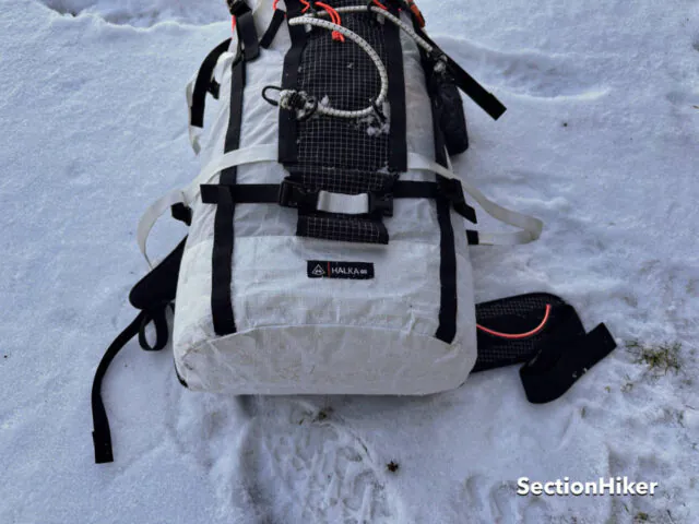 La base du Halka 55 est faite avec Dyneema tissé