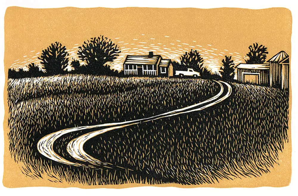 illustration des terres agricoles familiales