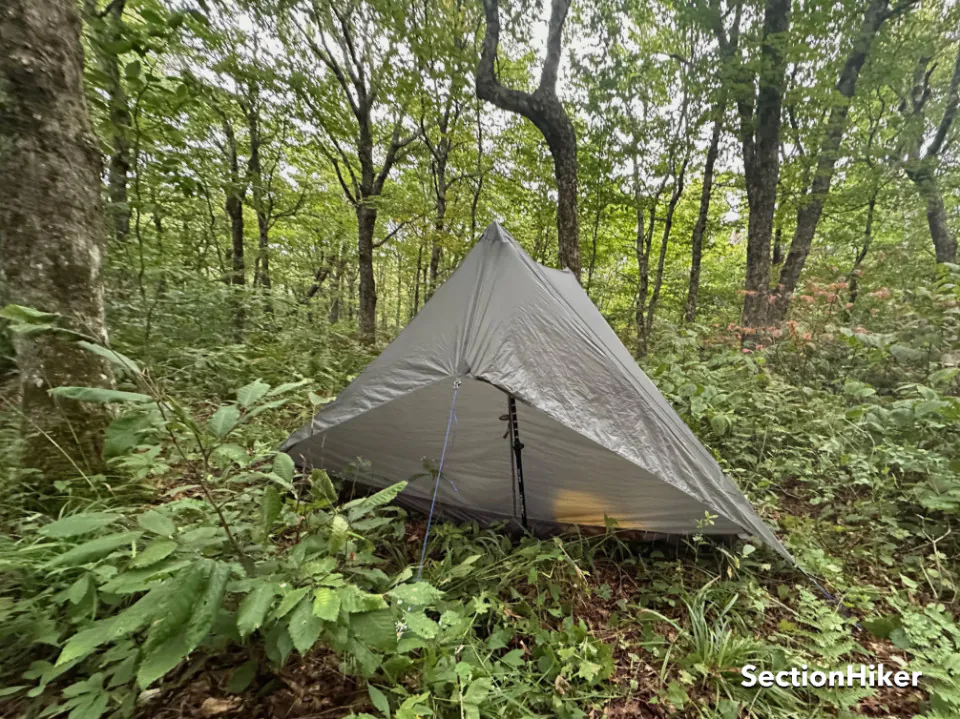L'avance arrière protège le maillage dans le tiers supérieur de la paroi arrière de la pluie