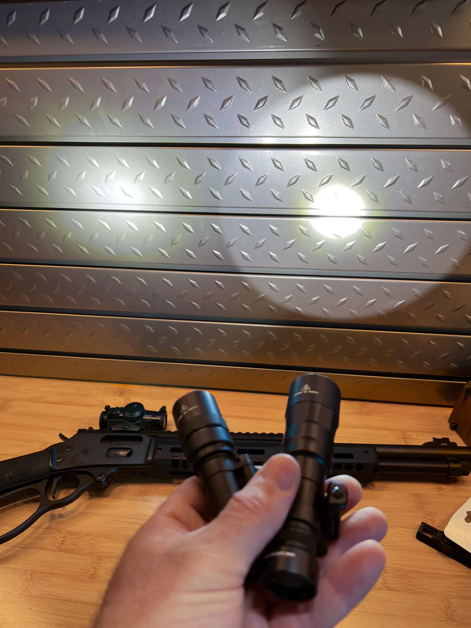 lumière d'armes
