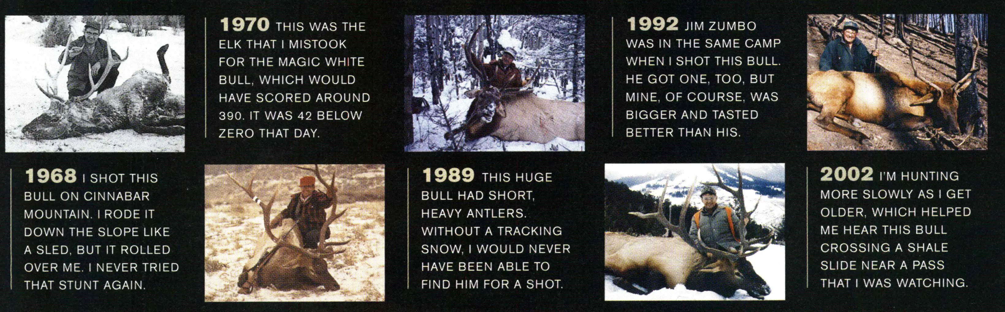 chronologie de la chasse aux élans