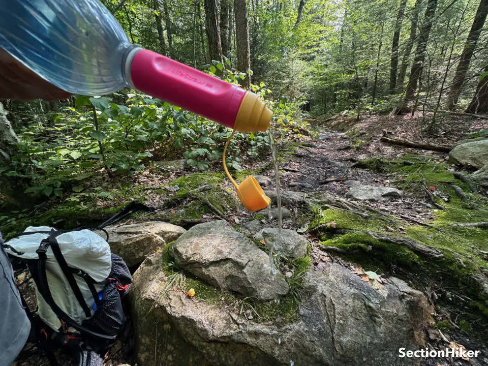 Filtre à eau solo à pic lifestraw