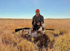 J'ai pris un pronghorn avec mon silex après la plus longue tige de ma vie