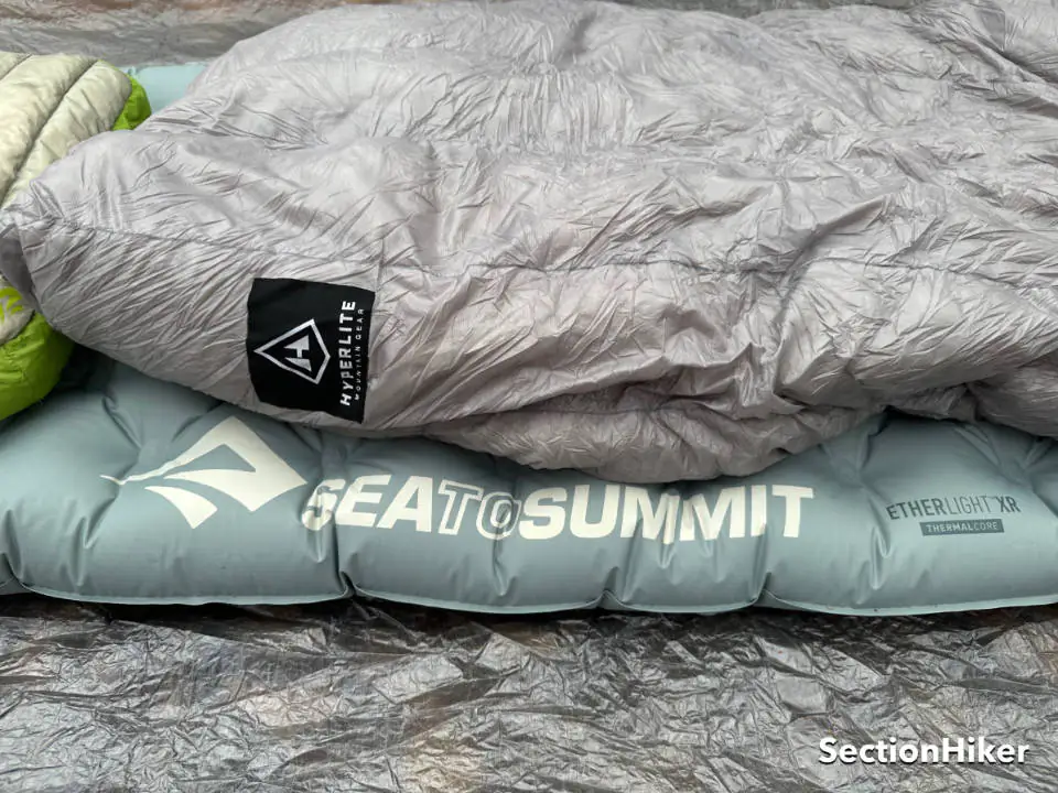 Examen du matelas de couchage Sea to Summit Ether Light XR